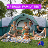 6 Person Family Waterproof Camping Tent