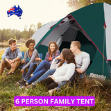 6 Person Family Waterproof Camping Tent